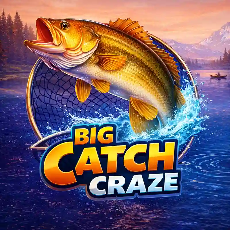 Big Catch Craze slot game banner sa big win casino